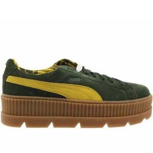 🌿PUMA FENTY by Rihanna Creeper Sneakers| Green & Gold Platform Shoes🌿